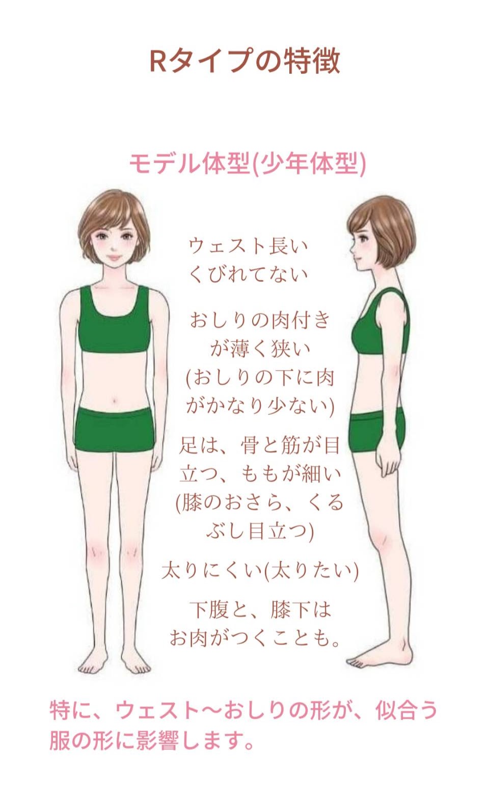 美Bodyタイプ、Rタイプが女性らしく、おしゃれに着こなすコツ